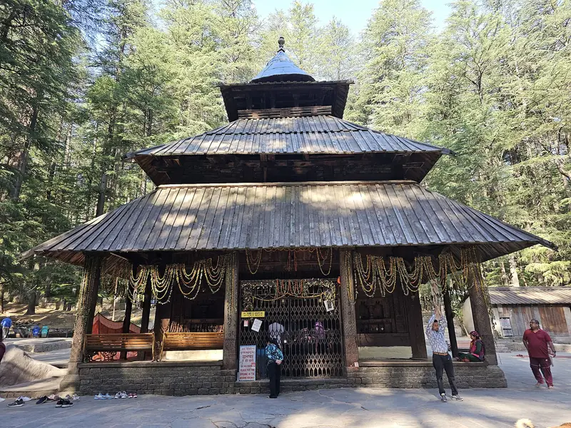 Hadimba Devi Temple in the cedar forest of Manali