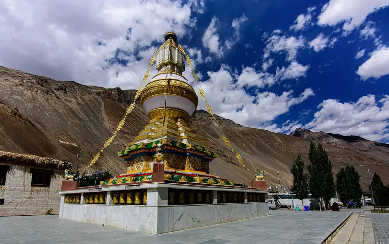 Golden stupa at Tabo Monastery